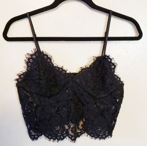 Forever 21 Lace Crop Top